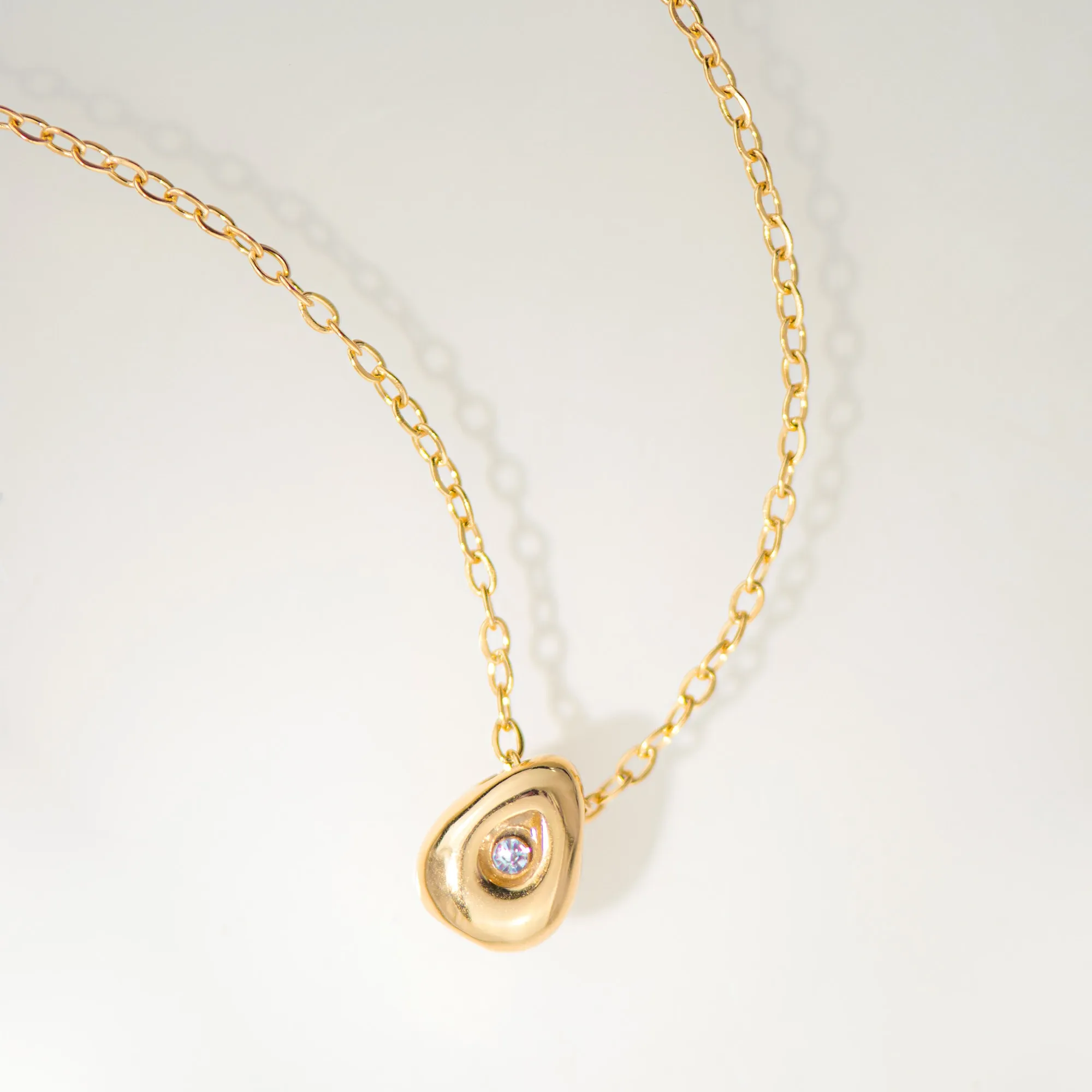 Pendentif Goutte d'Eau, doré — 2