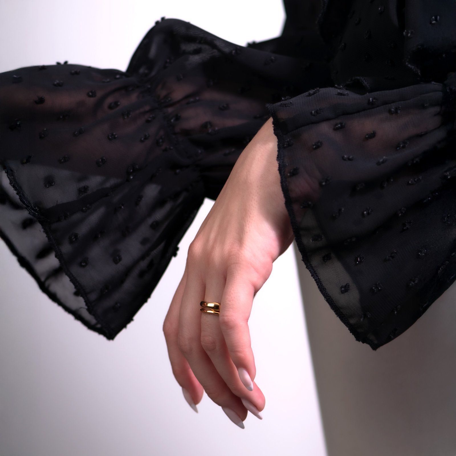 Bague Aura, doré — 4