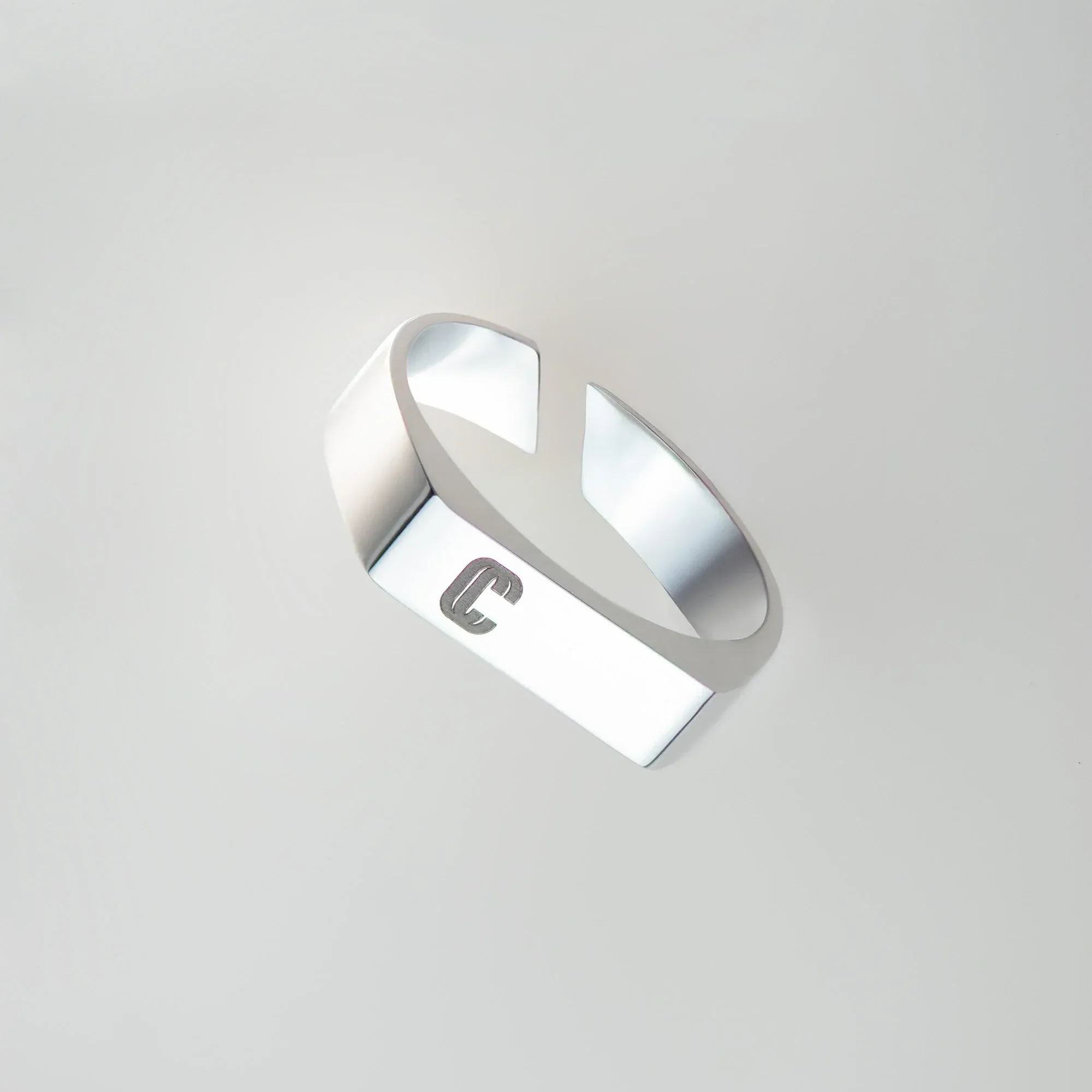 Bague Forma, argenté
