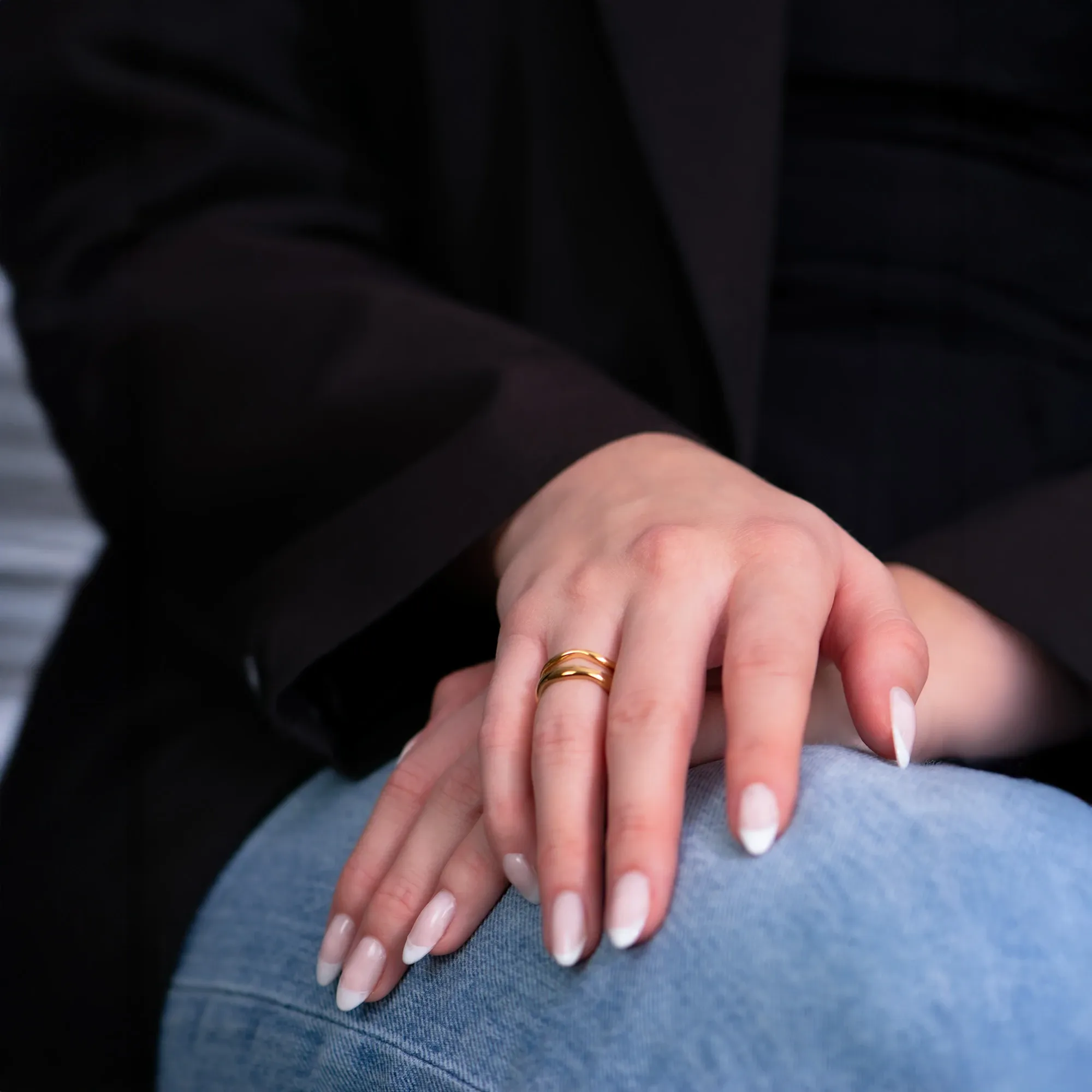 Bague Aura, doré — 3